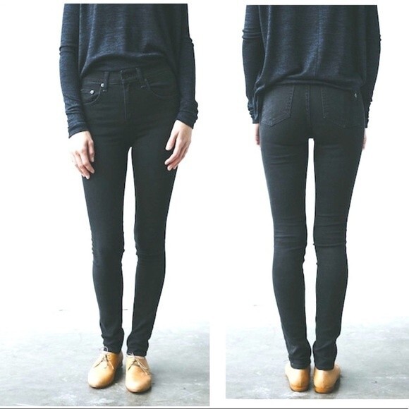 RAG & BONE 10 Inch High Rise Skinny Jeans 27 - Picture 14 of 14